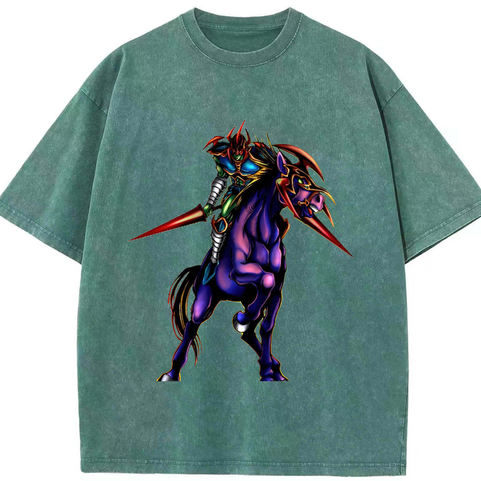 （画像用） 遊☆戯☆王 Yu-Gi-Oh! 綿100% ヴィンテージ風 半袖Tシャツ（フロントプリント）
